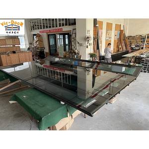 <span class=keywords><strong>Porte</strong></span> de garage moderne en aluminium trempé à vue panoramique, <span class=keywords><strong>porte</strong></span> de garage en verre avec un <span class=keywords><strong>prix</strong></span> RAISONNABLE - Product Image 4