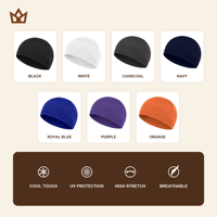 Bonnet de cyclisme personnalisé avec logo, en soie glacée, protection UV, séchage rapide, unisexe, été, vente en gros, directement de l'usine OEM