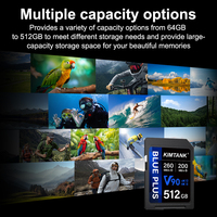 Kimtank nouvelle carte mémoire professionnelle V90 128 Go pour caméra d'action Drone 4K