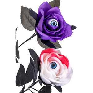 ROSA DE HALLOWEEN CON OJO H 35CM SORTEADO - Product Image 1