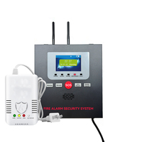 Sistema de seguridad inteligente con alarma contra incendios Solución de seguridad integral para negocios domésticos Red GSM GPRS Material metálico duradero