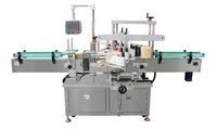 Machine d'étiquetage électrique semi-automatique double face pour l'emballage des boissons et des aliments avec contrôle PLC