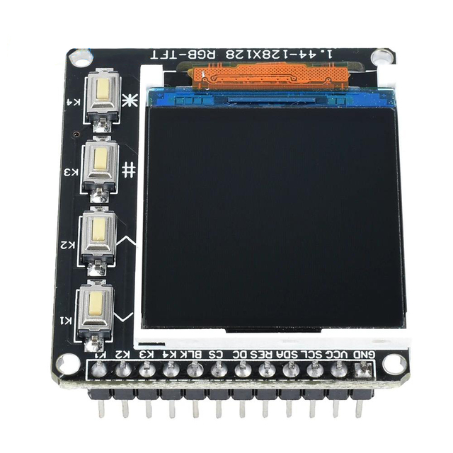 LCD Display Module 0.96/1.3/1.44/1.8 inch TFT IPS color screen ST7735 / ST7789 Driver SPI interface with 4 keys