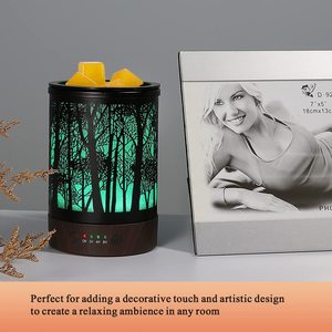 Black Metal Sunset Lakeside 7 Màu Led Thay Đổi Sáp Điện Nóng Chảy Ấm Hơn Với Hẹn Giờ Dầu Burner Cho Nhà Sống Khách Sạn Vv - Product Image 5