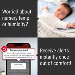 ThermoPro TP371 Hygromètre Thermomètre WiFi Sans Fil Moniteur d'Humidité et de Température avec Connectivité <span class=keywords><strong>Fiable</strong></span> - Product Image 6