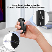 Enregistreur vocal numérique JL Z21, mini pendentif, lecteur MP3 WAV 48KHz 192KBPS, micro intégré, enregistrement en un clic, 32G/64G/128G, 22 heures d'autonomie