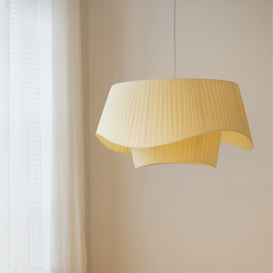 <span class=keywords><strong>Luminaire</strong></span> suspendu en tissu à double niveau de style vintage français pour salon, chambre à coucher, lustres, lampes suspendues - Product Image 3