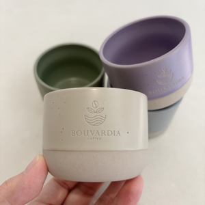 Offre Spéciale Logo personnalisé Tasse à <span class=keywords><strong>expresso</strong></span> en argile Tasse à thé maître saoudien Tasse à café en argile en céramique sans poignée - Product Image 1