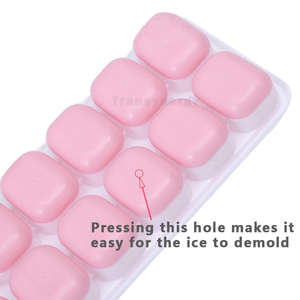 2025 nóng bán Silicone thân thiện với môi Ice Cream bồn tắm với nắp dễ dàng-phát hành vuông BPA Free Ice Maker khuôn mẫu - Product Image 6