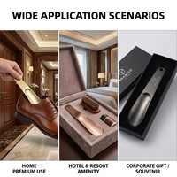 Calzascarpe in Lega di Zinco da 14,5 cm con Incisione Logo Personalizzata per Hotel, Regalo Aziendale Premium, 4 Colori Disponibili