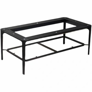 Mesa de comedor de Metal de aluminio moderna portátil, patas de mesa, placa superior angular para muebles, mayorista de patas de mesa derribadas - Product Image 3