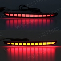 Phares arrière LED pour motos, feux d'avertissement, avec clignotant, pour Honda Civic Hatchback SI/Type R, 2016, 2017, 2018, 2019