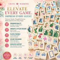 Tuiles de Mahjong Personnalisées - Ensemble Plage de Paradis - En Stock - Mahjong Tropical Hawaïen Américain - Jeu de Société - Cadeau - Fournisseur OEM ODM