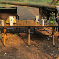 Vente chaude directe d'usine table pliante d'extérieur table de rouleau d'oeufs en acier au carbone table de pique-nique de camping pliante ultralégère pour voiture