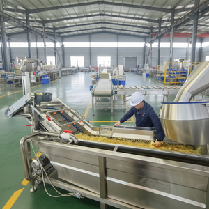 สายการผลิตมันฝรั่งทอดอัตโนมัติเต็มรูปแบบ 100 กก./ชม. ยอดนิยม เครื่องทำมันฝรั่งทอดขนาดเล็ก เครื่องทำมันฝรั่งกรอบ - Product Image 2