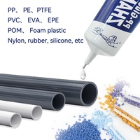 110ML polypropylène adhésif spécial collage plastique colle forte clair pour PP PE PVC ABS caoutchouc Nylon verre EVA Silicone