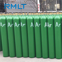 Bouteille de gaz argon industrielle vide et rechargeable haute pression pour le stockage et le transport de gaz comprimé