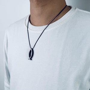 Collar con colgante <span class=keywords><strong>de</strong></span> pez Jesús <span class=keywords><strong>de</strong></span> acero inoxidable Unisex, cadena <span class=keywords><strong>de</strong></span> serpiente dorada para <span class=keywords><strong>Amazon</strong></span>, nuevo lanzamiento, patrón <span class=keywords><strong>de</strong></span> mariposa hueca, budismo - Product Image 4