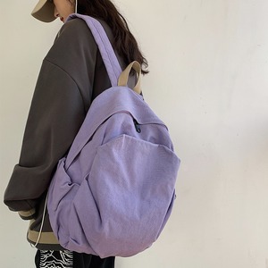 Mochila de lona deportiva informal estilo japonés <span class=keywords><strong>Retro</strong></span> al por mayor para hombres y mujeres mochilas escolares resistentes al desgaste para viajes universitarios moda - Product Image 4
