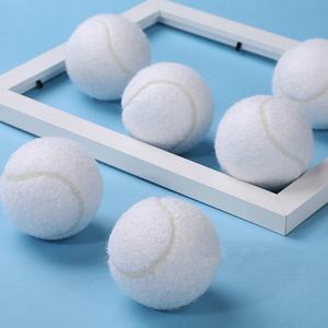 IStapromo Gifts Balle de tennis en caoutchouc blanc pour entraînement, exercice, débutants et professionnels, haute élasticité - Product Image 4