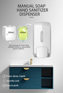 Prezzo di fabbrica OEM/ODM ABS colori personalizzati di plastica manuale schiuma liquida Spray famiglia <span class=keywords><strong>mani</strong></span> pulizia <span class=keywords><strong>sapone</strong></span> Dispenser - Product Image 3