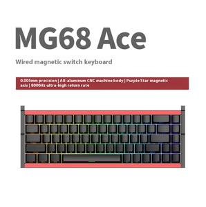 Clavier magnétique filaire Irok MG68 ACE/MG68 ACE W, taux <span class=keywords><strong>de</strong></span> réponse ultra-élevé <span class=keywords><strong>de</strong></span> 8000 Hz, clavier mécanique <span class=keywords><strong>de</strong></span> jeu en alliage d'aluminium - Product Image 2