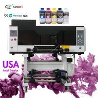 Mesin Printer UV DTF Flatbed Roll to Roll Cowint A3 Xp600 Mini Baru, Mesin Cetak Tinta UV Otomatis Penuh