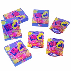 Pochons Découpés à la Forme Irrégulière Spéciale Cali Packs Holographiques Anti-Odeur à Fermeture Éclair, Sacs Mylar 3.5 avec Boîtes en Stock - Product Image 3