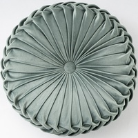 Pouf en velours néerlandais style nordique, coussin de siège épaissi en forme de citrouille, pour balcon, fenêtre en baie, tatami, rebord de fenêtre, sol, avec dossier à roulettes