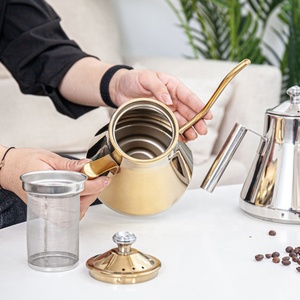 Tetera de agua de acero inoxidable de alta calidad <span class=keywords><strong>Teko</strong></span> con material metálico - Product Image 4