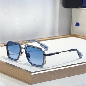 T-HE <span class=keywords><strong>SHADOW</strong></span> 55-18-149 Lunettes de soleil de haute qualité pour hommes et femmes, lunettes de soleil de créateur, style punk classique, luxe, titane, UV400, avec boîte - Product Image 1