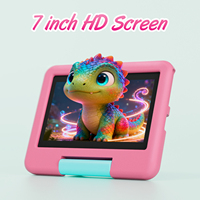 Tablet Anak 7 Inci 1024x600 Android Quad Core 2GB 32GB Perangkat Edukasi Pembelajaran WiFi Permainan Puzzle