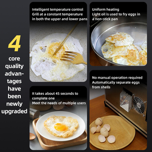 2025 nhỏ điện thương mại Omelette Maker chiên định hình nấu ăn trứng Maker tự động Máy Chiên Trứng - Product Image 2