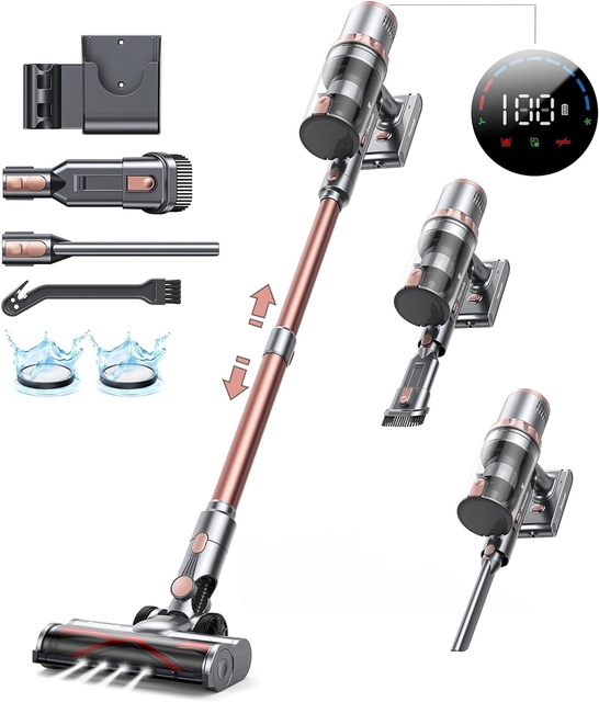 Handheld Cordless Bagless Brushless Motor Lightweight Vacuum Cleaner C10 for Car Garage Hotel & Household Use