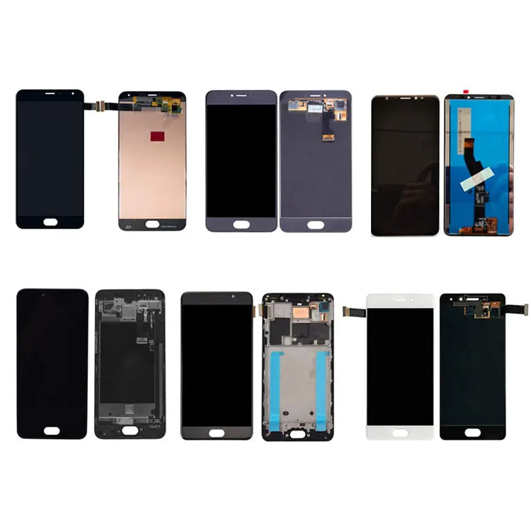 shenzhen OLED lcd manufacturer smartphone touch lcd screen replacement for meizu lcd for meizu MX4 V8 16S pro 5 6 6S 7 plus