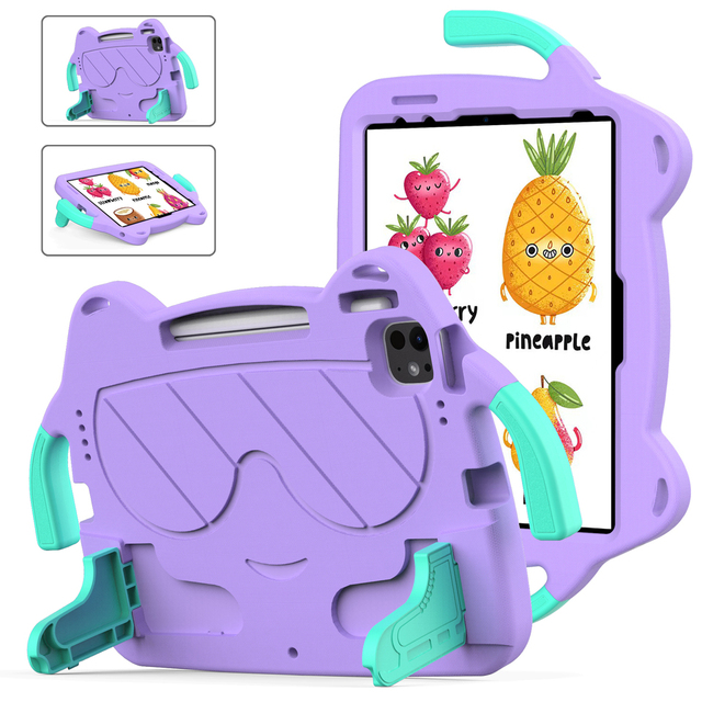 EVA Case for IPad Air 11 2025 2024 Pro 11 10.5 Air 4 5 10.9 Handle Stand Kids Tablet Cover for IPad 11 11th 10th 7 8th 9th Cases