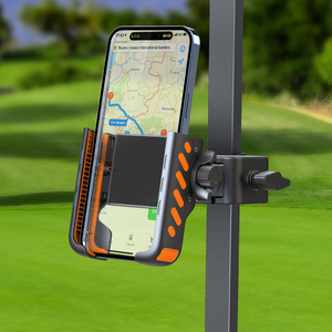 Mise à niveau du tube carré support de téléphone flexible mains libres vie en plein air compatible téléphones mobiles voiturette de golf scooter VTT - Product Image 1