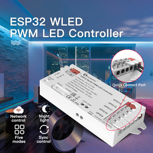 Mới nhất 4 cổng 15A Wifi điều khiển từ xa Dimmer CCT RGBW ESP32 WLED <span class=keywords><strong>Led</strong></span> điều khiển cho PWM <span class=keywords><strong>LED</strong></span> Đèn - Product Image 2