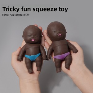 Nueva Muñeca Momoko Negra, Juguete Antiestrés, Juguete Viral Popular en Línea, Material de Goma, para Mayores de 14 Años - Product Image 3