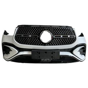 Parachoques Delantero Compatible con Mercedes Benz <span class=keywords><strong>GLE</strong></span> <span class=keywords><strong>300d</strong></span>/350/400e/450/580 W167, Incluye Rejilla, Radiador, Ventilador y Componentes del Parachoques - Product Image 1