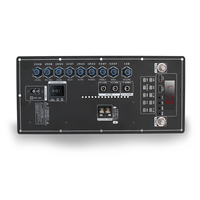 Papan Utama Amplifier Suara Panggung Profesional Craftsman High Power 2.1 Channel Konstruksi Plastik Aluminium Metal Output 50W*2