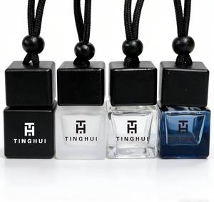 Vente en gros de flacons de parfum pour voiture de 8 ml, diffuseur d'air frais, bouchon en bois, crème de soin de la peau, bouchon en caoutchouc - Product Image 3