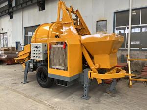 ปั๊มคอนกรีตผสมพร้อม JBS40 เครื่องผสมคอนกรีตรถพ่วงดีเซลแบบพกพาพร้อมปั๊มสําหรับอาคารบ้าน - Product Image 3