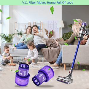 2025 Hot Bán hàng V11/phát hiện sv14 SV22 Máy hút bụi bộ phận có thể giặt của nhãn hiệu điện nhựa thay thế bộ lọc - Product Image 4