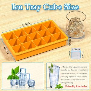 Molde Personalizado Ecológico de Silicona de Grado Alimenticio para Helados con Molde de Cubitos de Hielo en 3D Fácil de Limpiar para Halloween - Product Image 2