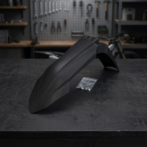 Parafango anteriore 2023 2025 per KTM SX-F 250 in nero realizzato in resistente plastica ABS - Product Image 3