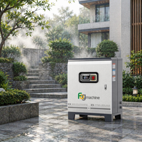 Promotion : Machine à Brouillard Artificiel 3KW 220V, Système de Brumisation Haute Pression avec Réservoir d'Eau 20L pour Refroidissement et Humidification de Paysages Extérieurs