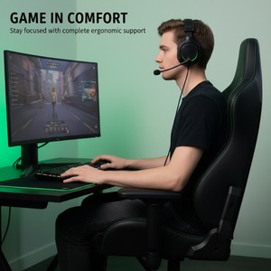 Silla de <span class=keywords><strong>Oficina</strong></span> Ergonómica Reclinable <span class=keywords><strong>para</strong></span> Computadora, con Respaldo Alto, Giratoria, Ajustable, con Reposabrazos, <span class=keywords><strong>para</strong></span> Juegos - Product Image 4