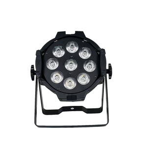 メーカー9 LED RGBWA + UVディスコ照明PAR缶ステージライトPowercon <span class=keywords><strong>DMX</strong></span>コントロールワイヤー付き - Product Image 2