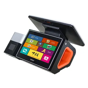 Zj A9 Koop Een, Met Qr Code Pos En Geldautomaat 15.6 I5 Windows Kassa Pos Tafel Checkout Machine Voor Ons Restaurant/